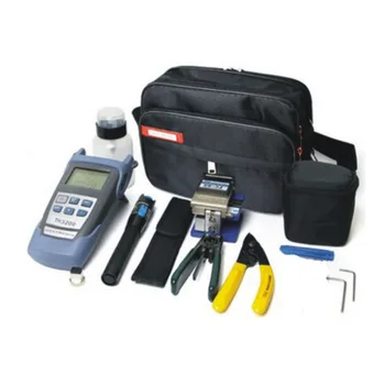

FTTH Fiber Optic Tool Kit with Visual Fault Locator and Cable Cutter Stripper FC-6S Fiber Cleaver