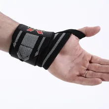 Фитнес-запястье, Мужская эластичная повязка, силовая тренировка, защита для запястья, удлиненная защитная одежда, анти-растяжение, тяжелая атлетика, женский
