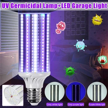 

80W UV Germicidal Light UV Ultraviolet Sterilizing E27 Corn Bulb Lamp Intelligent Remote Control 290 Lamp Beads AC110V/220V