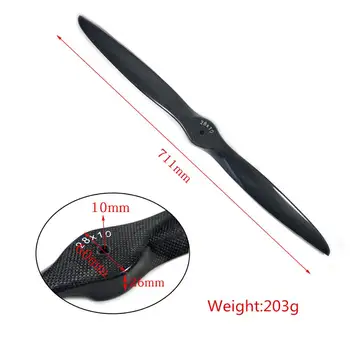 

1 PCS Carbon Fiber Propeller 28x10 CW For RC Fixed Wing Gasoline Ariplane