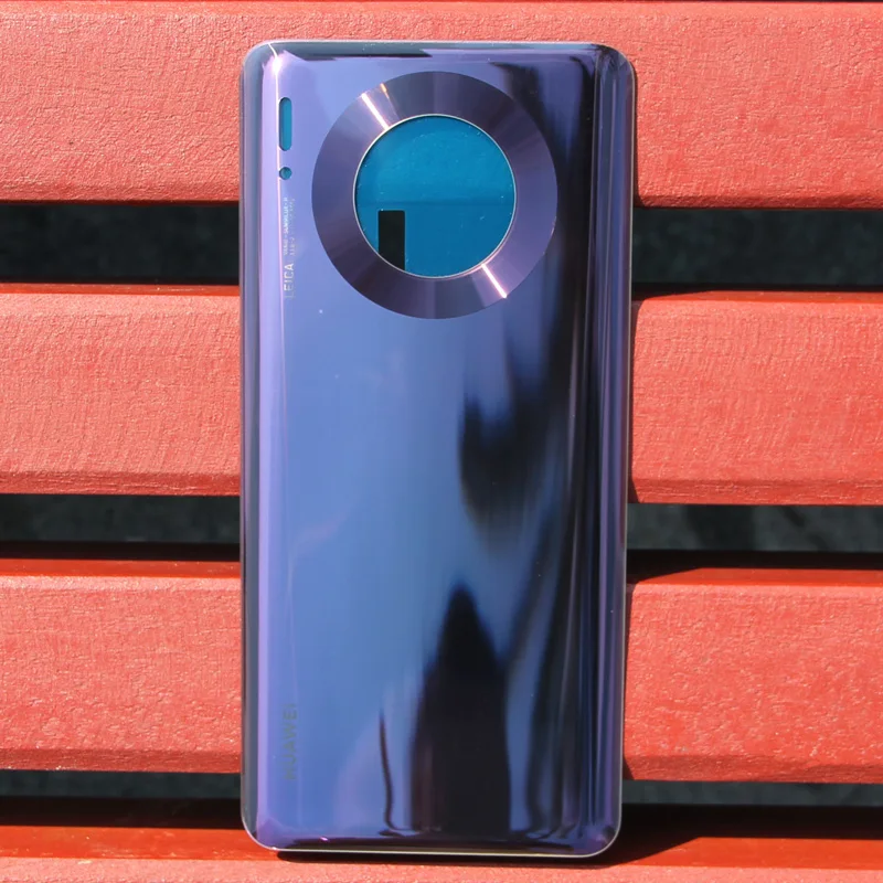 Cosmic Purple Huawei чехол для задней батареи для huawei mate 30 Pro 5G mate 30 дверь задняя крышка защитный чехол для телефона - Цвет: Cosmic Purple