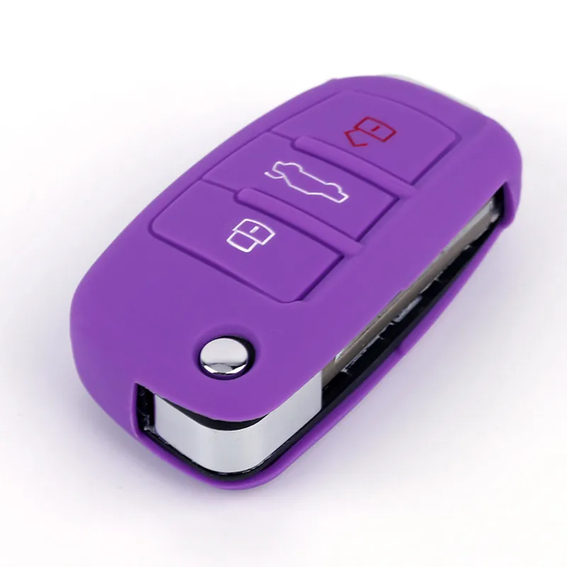 Custodia portachiavi in Silicone Custodia/cover per Chiave/telecomando per Audi A3 A1 A6L misura per Audi Q2L Q3 Q7 per Audi S3 R8 ecc accessori per auto modello Styling Case - H840ec9ffeb064c52b834bfcc1b422445Z