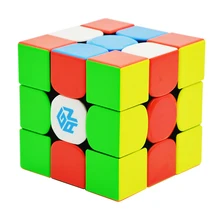 GAN354M 3x3x3 Magic Cube Stickerless с магнитным Ган 354 м пазл Скорость куб для WCA профессиональный куб Волшебные сборные Ган 354 м игрушки