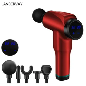 

32 Speed Muscle Massage Gun Fascia Gun Electric Deep Muscle Relaxation Fitness Percussion Massager Shaping Pain Relief