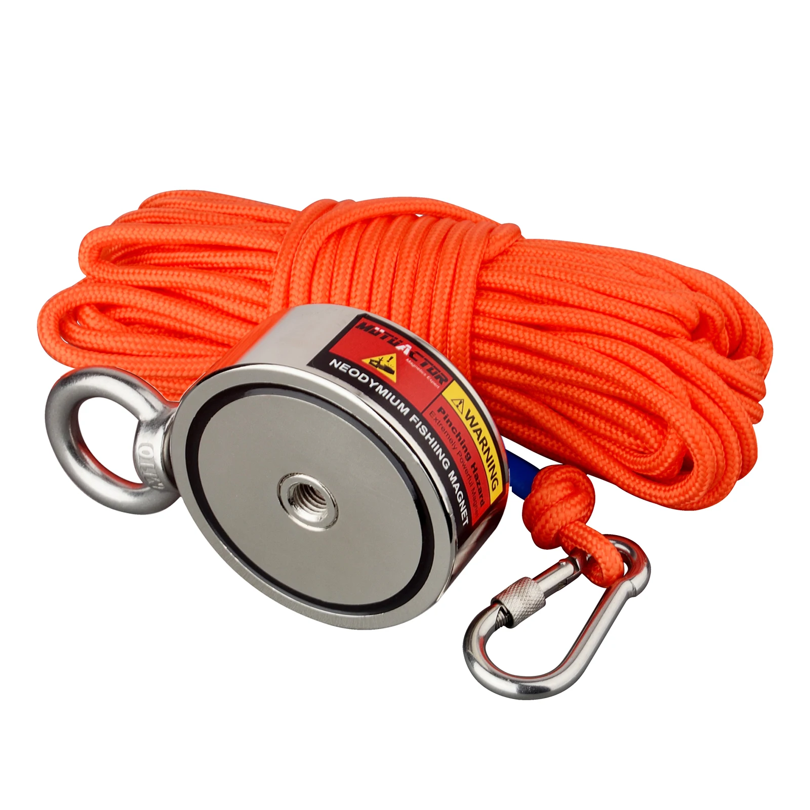 Double Sided 180KG*2 Magnet Fishing D67mmn Deep Sea Magnets Search Holder  Pulling Mounting Pot Rope