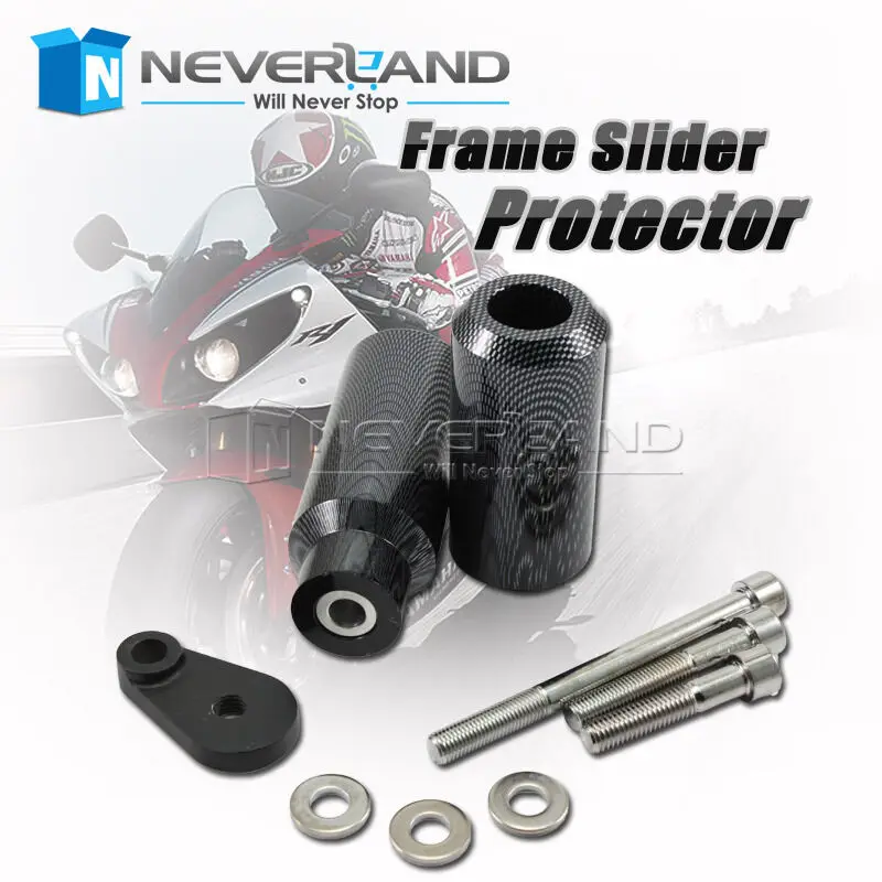 2 шт. мотоциклетные рамки ползунки для Kawasaki Ninja ZX6R 636 2005-2006 падение крушение двигателя протектор левая и правая стороны установки