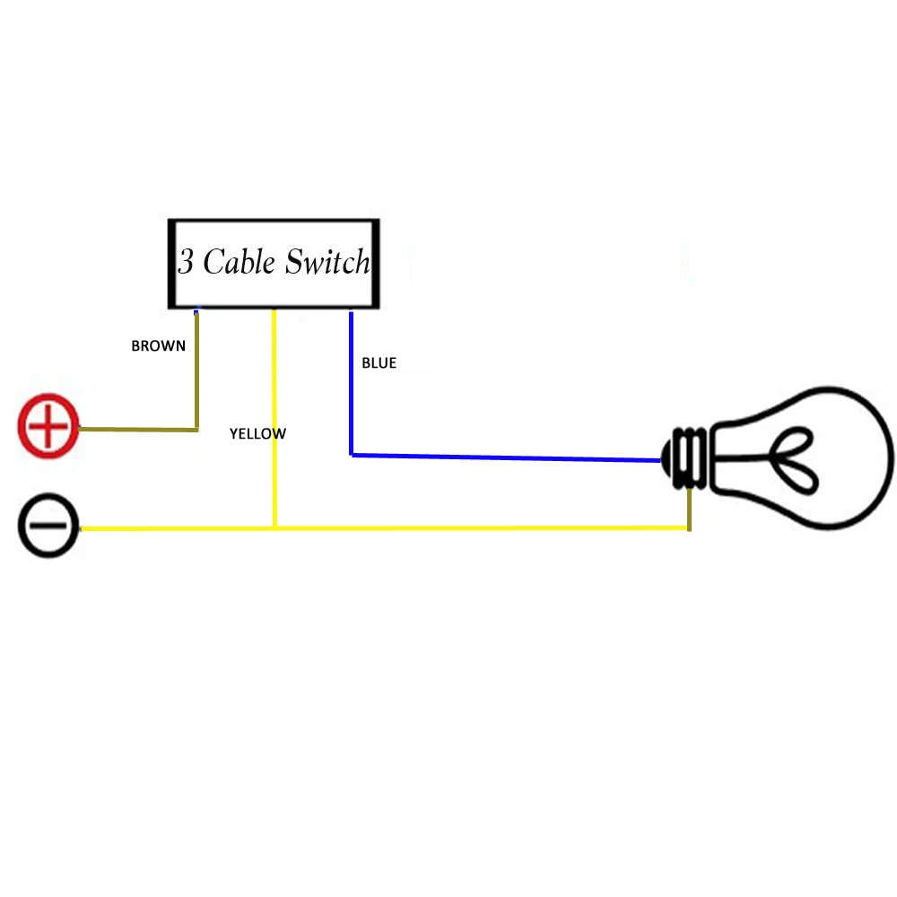 12V 16A 22-24 мм мотоцикл Водонепроницаемый руль переключатели головной светильник CNC кнопка включения с синим светильник 3 провода для мотоцикла