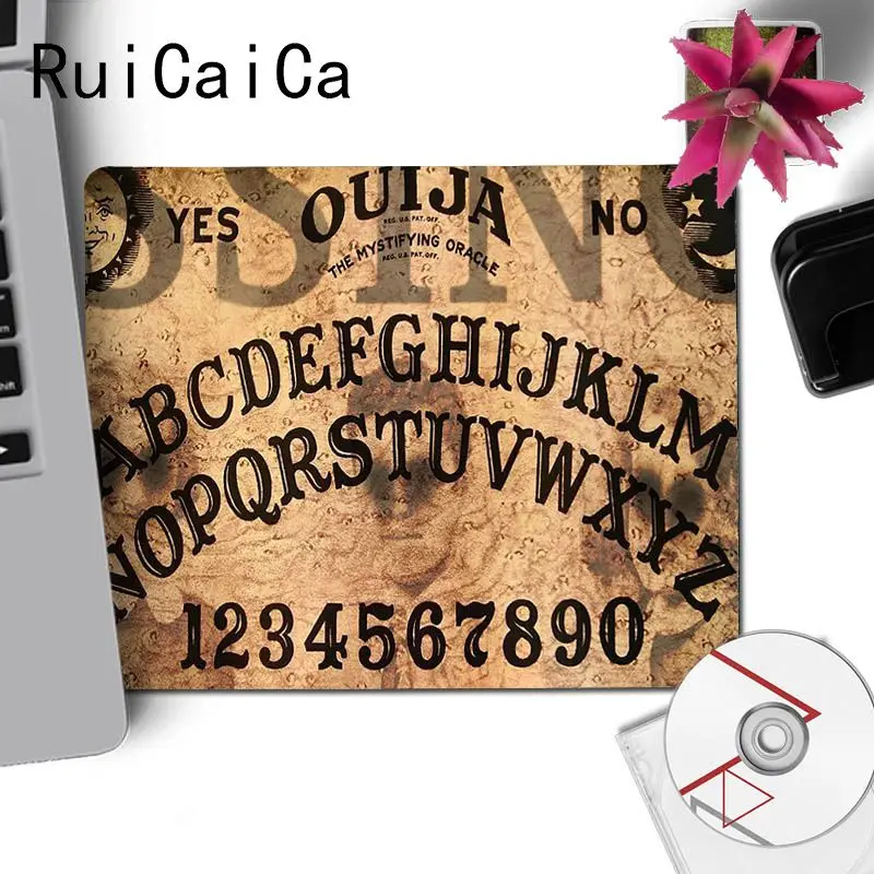 No Lock Edge18x22cm RuiCaiCa Ouija доска на заказ Ноутбук игровой Размер коврика для компьютерной мыши для 18x22 см 25x29 см маленький коврик для мыши - Цвет: No Lock Edge18x22cm