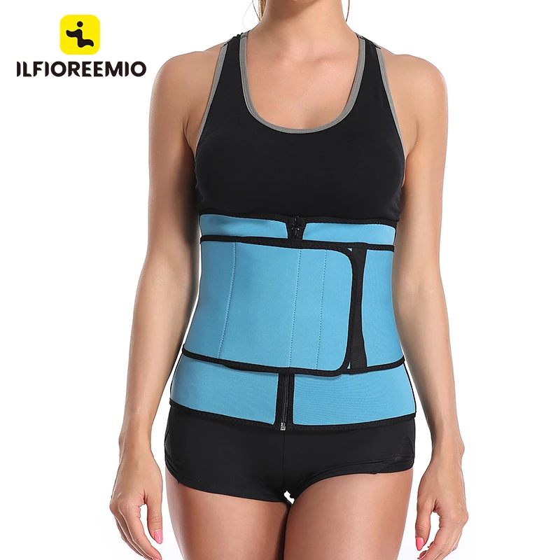 

Neoprene Sweat Corset for Weight Loss Sweat Waist Trainer Trimmer Sauna Slimming Belt Wrap Stomach Workout Fajas Compression