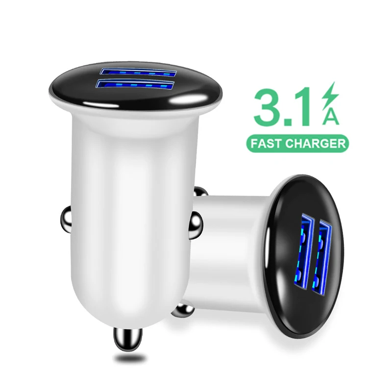

QC3.0 Mini USB Car Charger For Mobile Phone Tablet GPS Fast Charger Car-Charger Single USB Car Phone Charger Adapter in Car