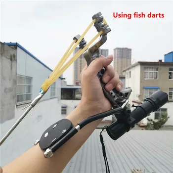 

Professional Fishing Slingshot Set Powerful Fishing Catapult Laser Slingshot Super Strong Slingshot Outdoor Hunting Shooting