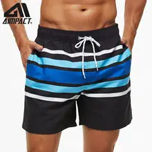AIMPACT мужские пляжные шорты, быстросохнущие пляжные шорты, полосатые мужские пляжные шорты для серфинга, бега, плавания ming Hybird AM2217