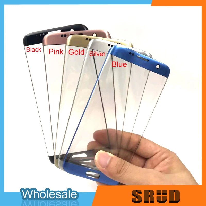 

LCD Front Outer Glass Cover replacement For Samsung Galaxy S7 Edge G935 G935F S6 Edge G925F Outer glass & Frame Sticker & Tools