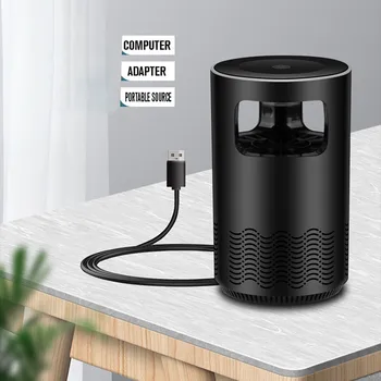 

Anti Mosquito Lamp Summer USB Mosquito Light Mosquito Light Kids Room USB Smart Optically Controlled Insect Killing UV light