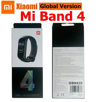 

Original Xiaomi Mi Band 4 Global Fitness Tracker AMOLED Screen Smart Bracelet Waterproof Heart Rate Monitor Band 5 4 In Stock