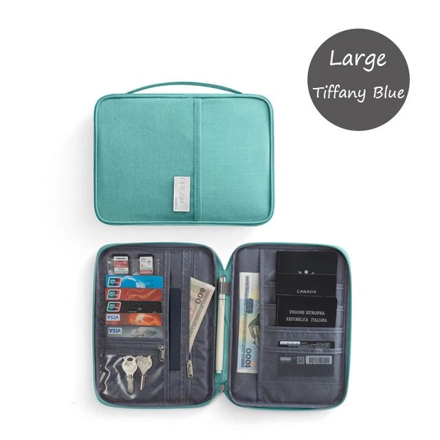 L-Passport bag-L SEREQI Обложка для паспорта милые маленькие животные и Plantstravel ID держатель зажим для паспорта короткий набор для паспорта держатель чехол для паспорта - Цвет: L-Passport bag-L