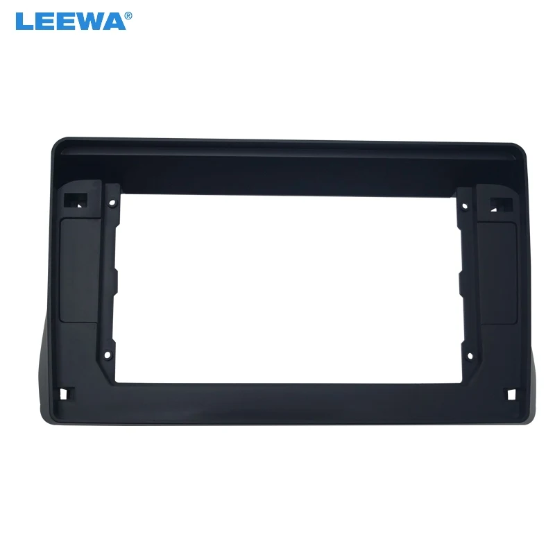 

LEEWA Car 2Din Radio Stereo Fascia Frame for Toyota Wish 10" Big Screen CD/DVD Player Face Dash Mount Trim Kit #CA5155