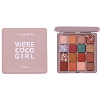 

16 Colors Shimmer Matte Pigment Glitters Makeup Sunset Waterproof Eye Shadow Palette Eyeshadow Palette Makeup Cosmetics TSLM1