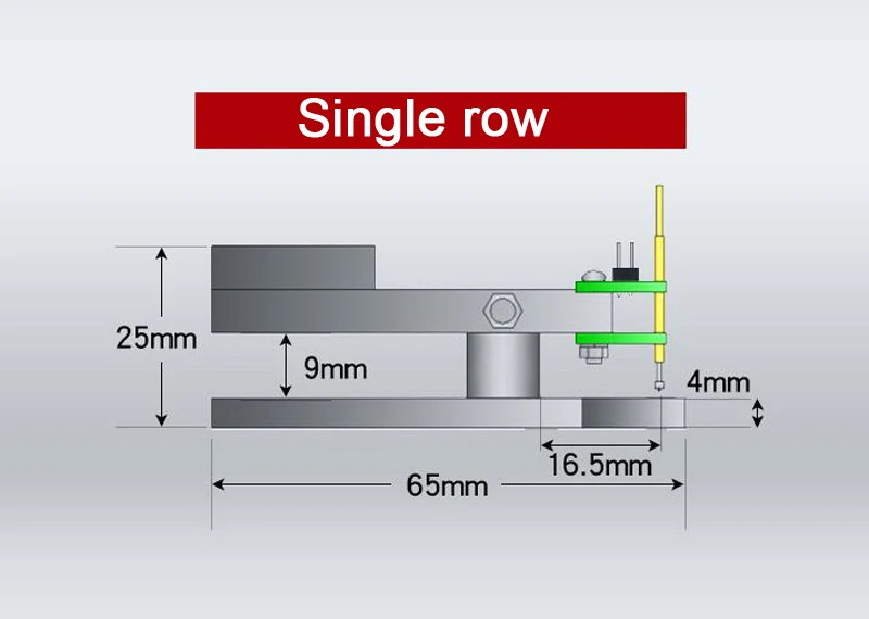 Dykb-burning Fixture Test Stand Pcb Clip Pogo Pin Debug Download Program 1.27 Milímetros Espaçamento 3p 4p 5p 6p 7p 8p 9p 10p 12p - Imagem 5