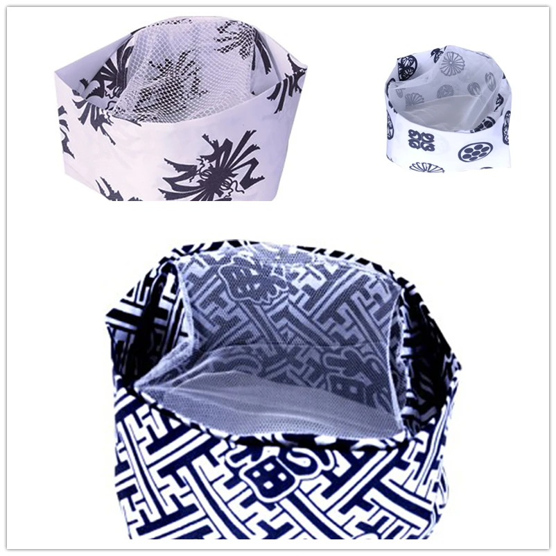 

Free Shipping - Japanese Restaurant Sushi Bars Noodle Shop Japan Bar Waiter Chef Hat (One Size Fit Most)