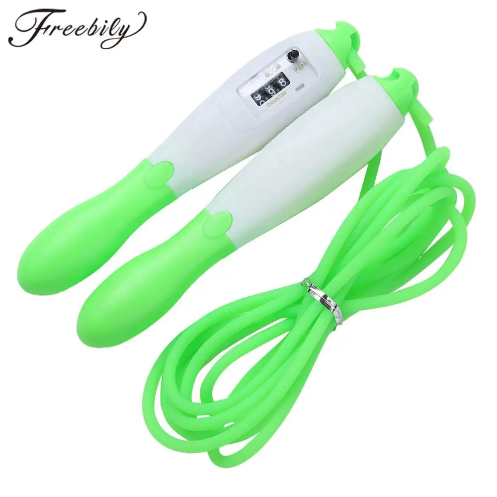 Child Jump Ropes Unisex Adjustable Digital Counter Skipping Rope for