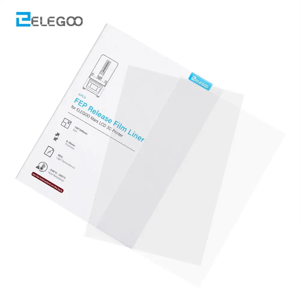 Пленка для 3D-принтера ELEGOO 140200 мм 0 127 5 шт. | Компьютеры и офис
