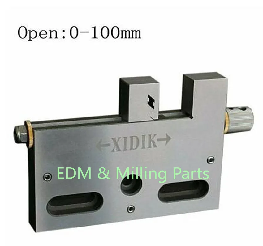 

CNC Wire EDM Machine Vise 4" Jaw Stainless Steel High Precision Opening Clamping 0-100mm Sparks Tool