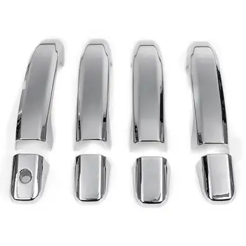 

Chrome Car Exterior Door Handle Covers For Chevy Silverado 1500 2500 3500 for GMC 2014 2015 2016 2017 2018 2019