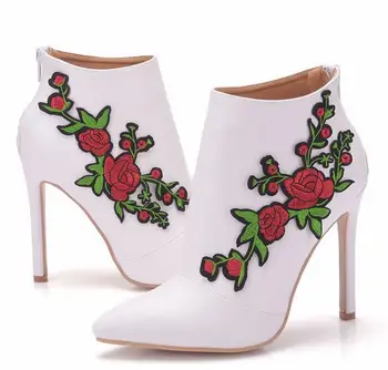 

Fashion Women High Qulaity Boots Shoes Sexy High Heels Zipper Shoes