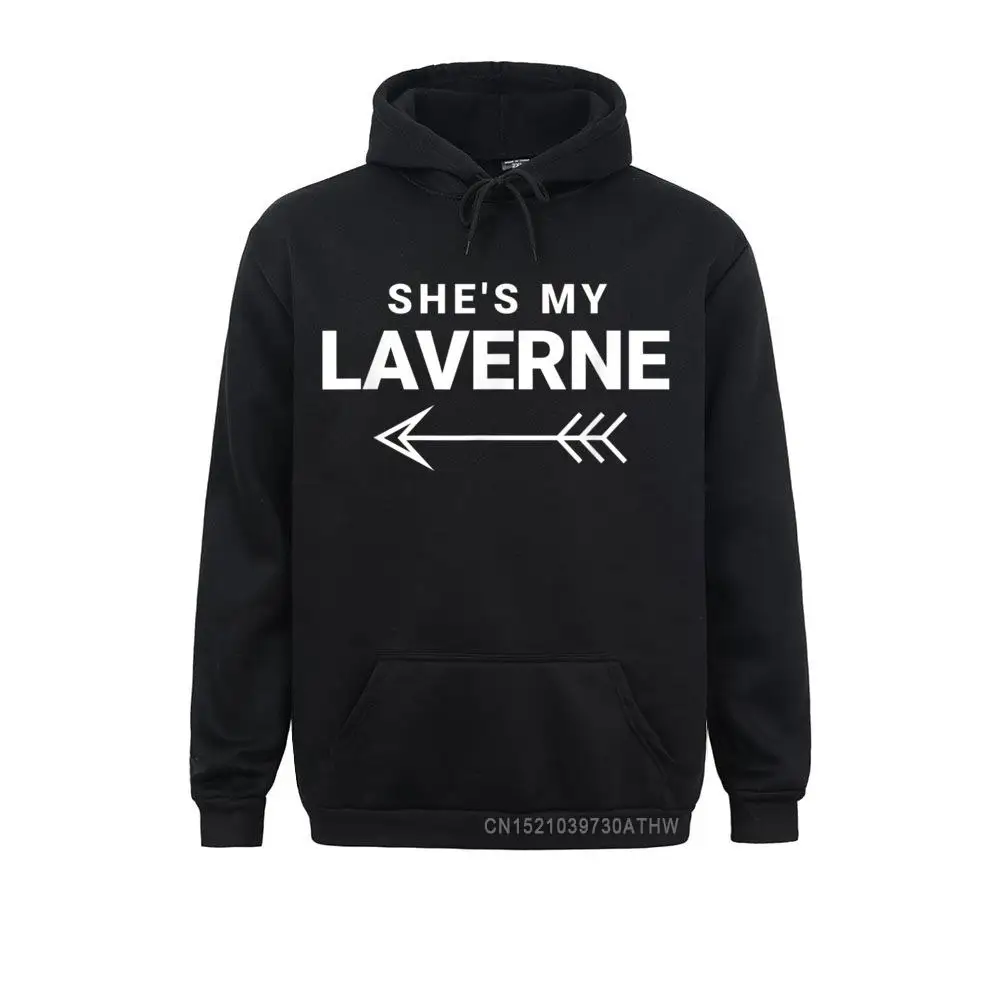 

Shes My Laverne, Забавные топы с капюшоном для лучших друзей, оригинальные мужские толстовки с длинным рукавом