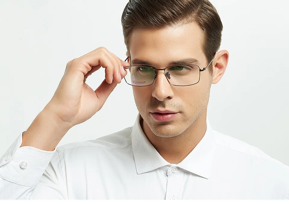 ELECCION оптические очки оправа новые винтажные ультралегкие квадратные Рецептурные очки титановые оправа с прозрачными линзами для мужчин