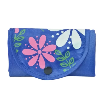 

Women Shopping Handbag Tote Large Capacity Storage Bags Oxford Cloth Floral Reusable Foldable Printing
