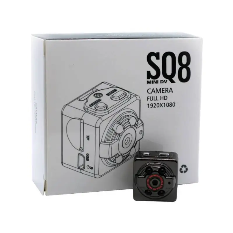 

SQ8 SQ 8 HD 1080P Small Secret Micro Mini Camera 480P Video Cam Night Vision Wireless Body DVR DV Tiny Minicamera Microchamber