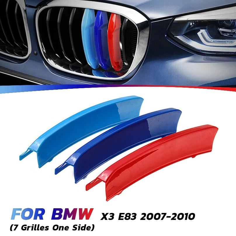 Трехцветная передняя решетка радиатора для Bmw X3 E83 2007-2010  Автомобили и