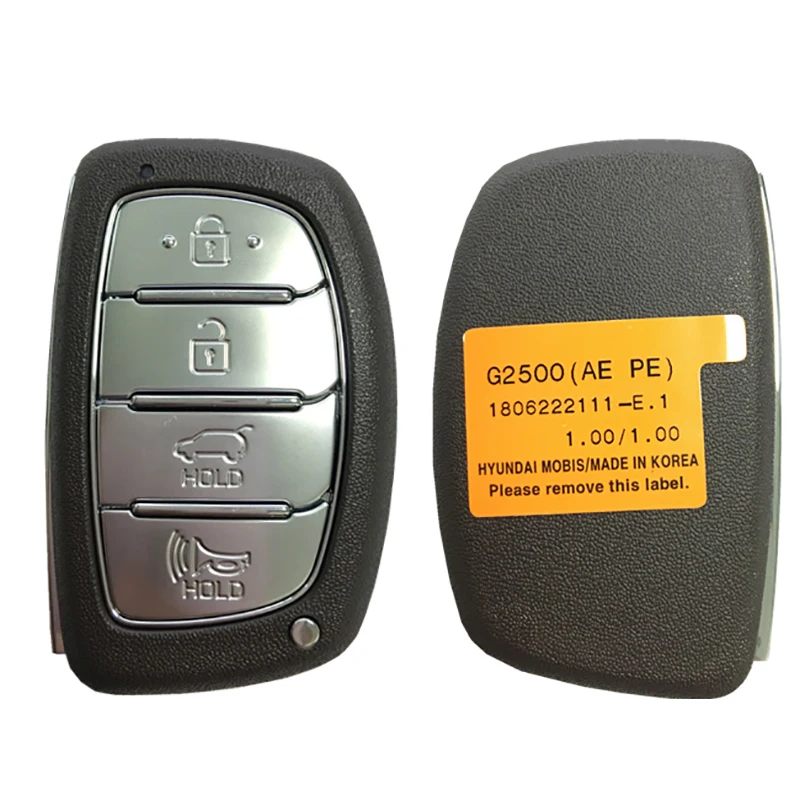 

CN020140 Aftermarket 4 Button Smart Key For Hyundai Ioniq Genuine Keyless Remote Fob 433MHz 47 Chip FCCID Number 95440-G2500
