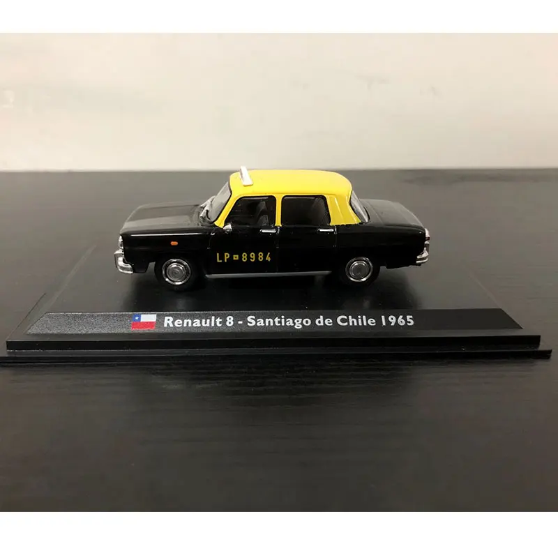 LEO 1/43 масштабная модель автомобиля игрушки Renault 8 Chile 1965 такси автомобиль из литого металла модель игрушка для коллекции, подарок, украшение