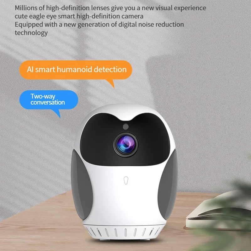 Owl Camera Home Infrared Sports 360 Panoramic Camera HD Smart Two-Way Voice Camera