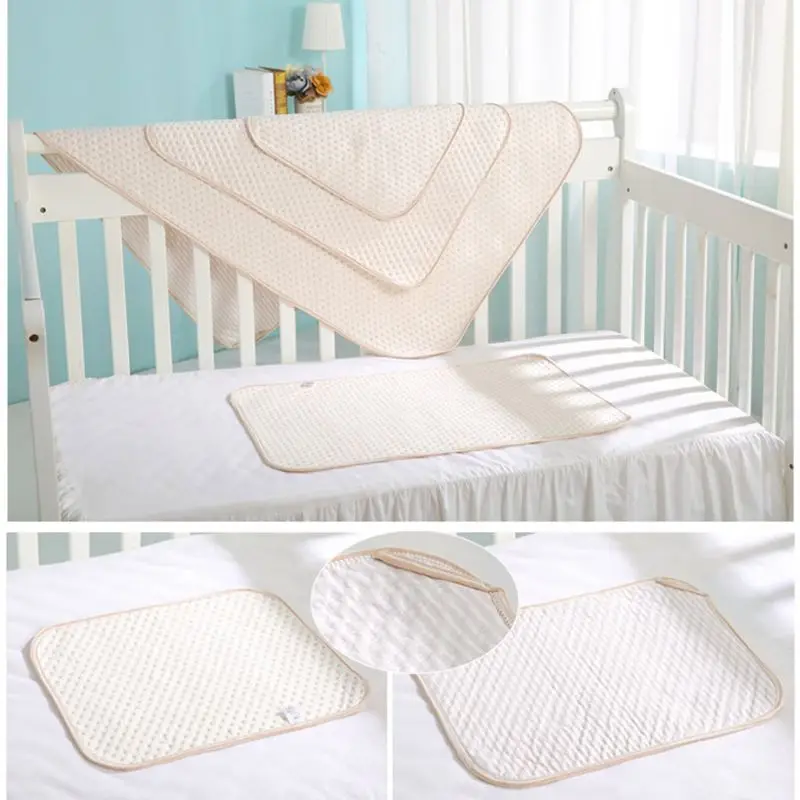 Водонепроницаемый детский пеленальный коврик, пеленальный коврик из хлопка для новорожденных