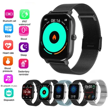 

DT35 Smartwatch Full Touch Fitness Tracker Blood Pressure Smart Clock ECG Heart Rate 1.54inch Bluetooth IPX7 Sport Smart Watch