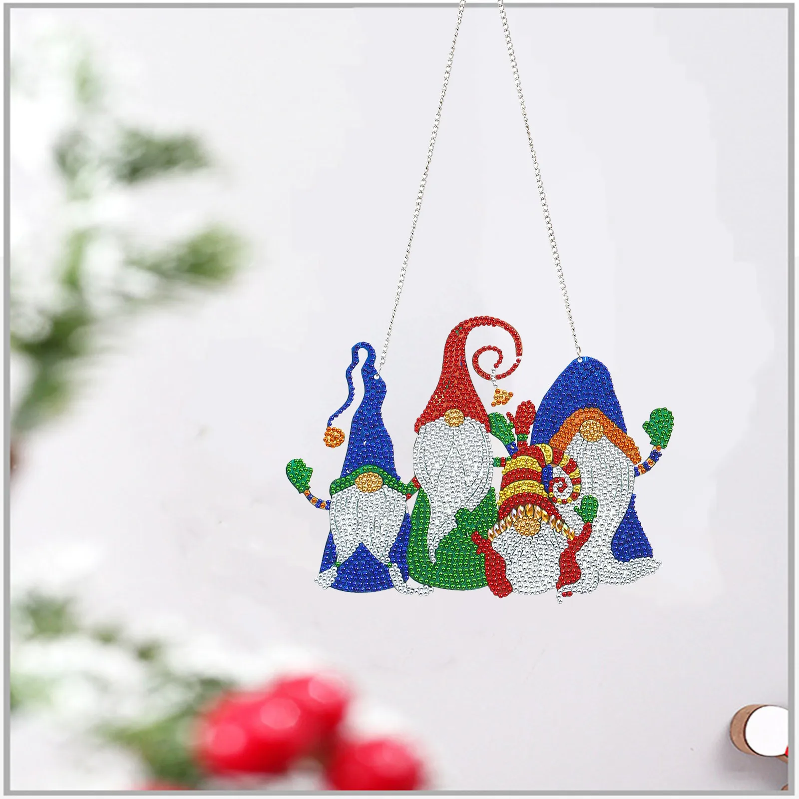 

Сделай Сам аппликация Бриллиантовая искусственная акриловая основа Рождественская настенная подвеска искусство окно украшение для дома Алмазная искусственная Ика * 25