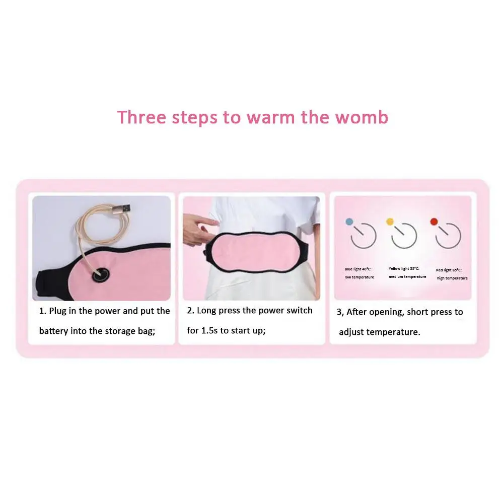 USB теплый Электрический нагревательный Womb ремень