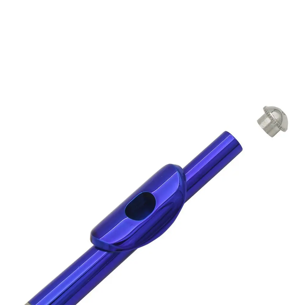 XFDZ LADE Piccolo половинная Флейта с покрытием C Ключ Мельхиор с пробковой смазкой ткань для очистки отвертка Мягкая коробка синий
