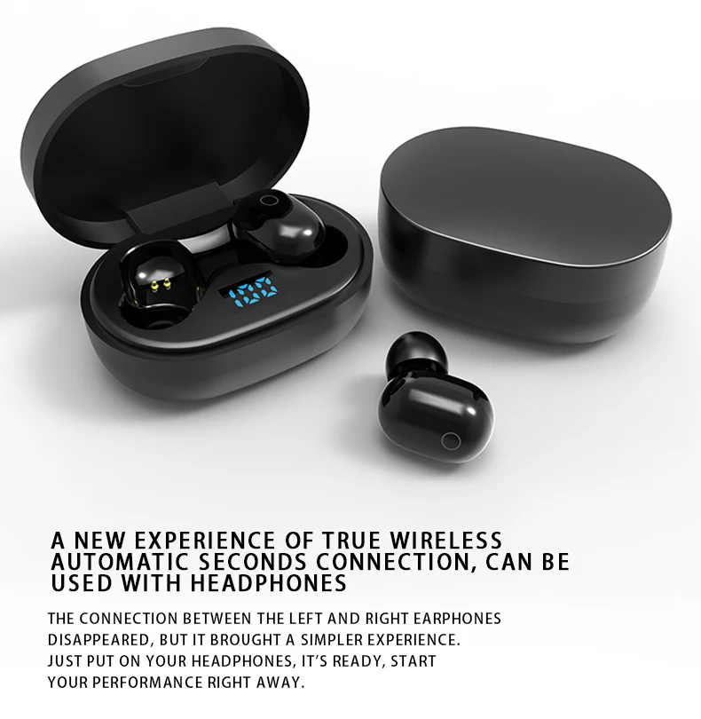 F2 TWS Bluetooth наушники водонепроницаемые с сенсорным управлением беспроводные HD
