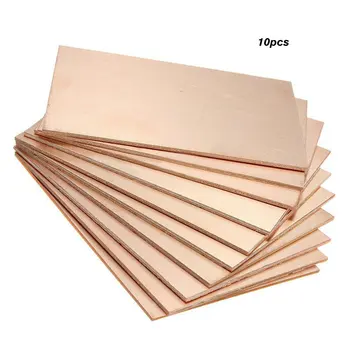 

10 pcs Single Side Copper Clad Plate Laminate PCB Circuit Board 70x100x1.5mm Single-sided fiberglass board