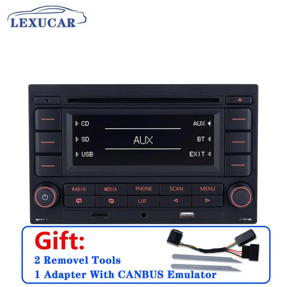 plaag browser Gering Lexucar RCN210 Autoradio Cd speler Bluetooth Usb MP3 Aux Met Screen Sd kaart  Voor Vw Polo 9N Golf Jetta MK4 Passat B5 31G035185|Auto Radio´s| -  AliExpress