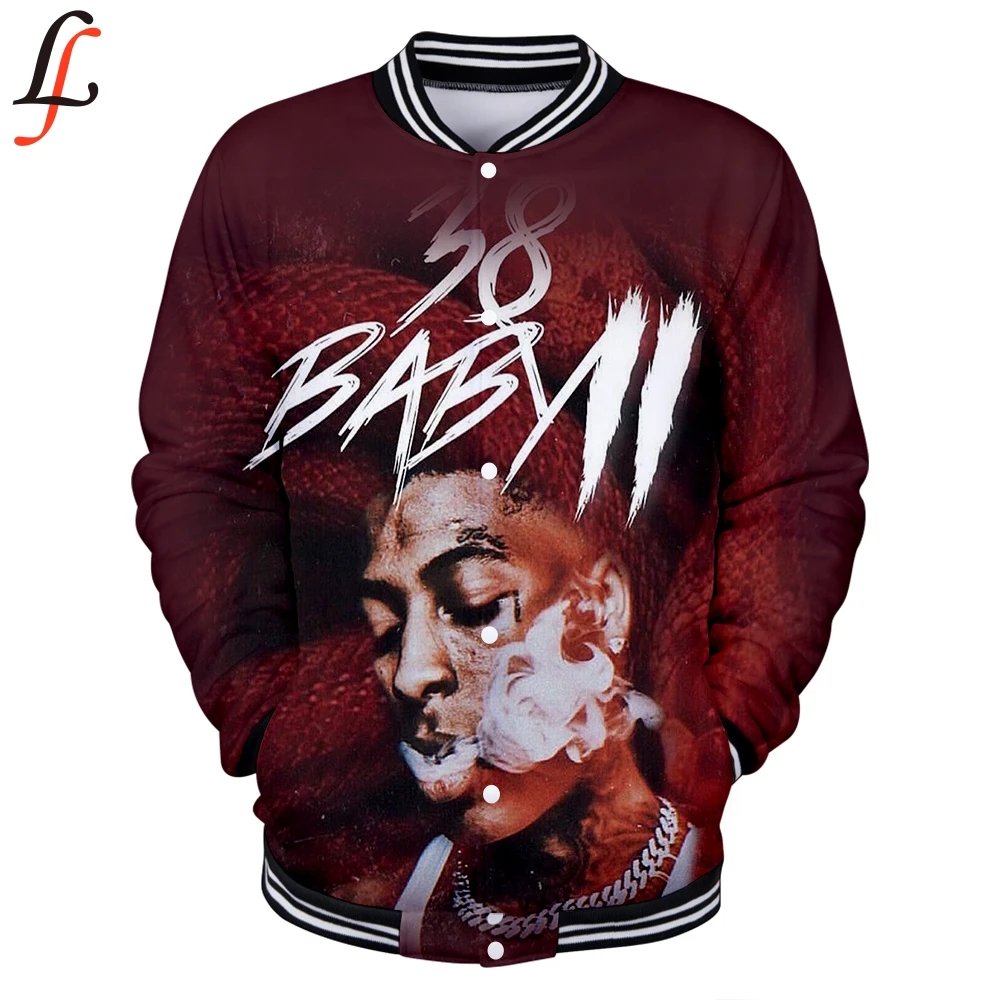 

YoungBoy Never Broke Again 3D Hoodies Sweatshirts Women/men Winter Casual Harajuku Baseball Jacket Modis Kpop Streatwear Tops