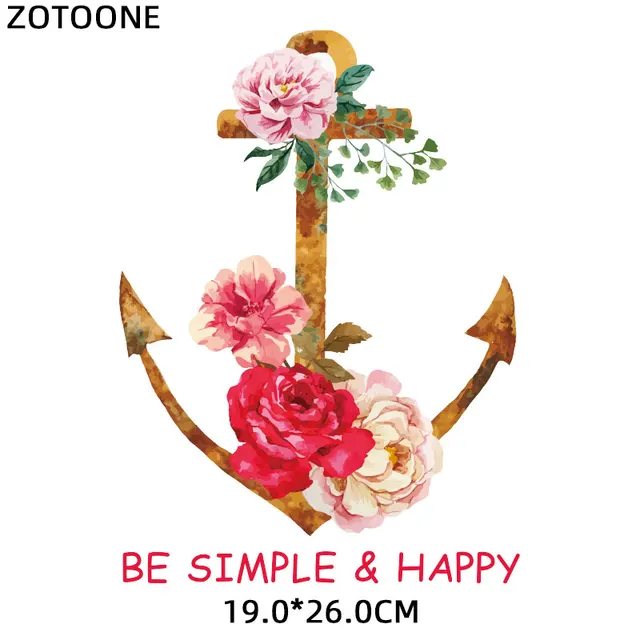 Flower Patch Iron-on Transfers for Clothing Thermoadhesive Patches Daisy Stickers Diy Flex Fusible Transfer Appliques Stripes 0323