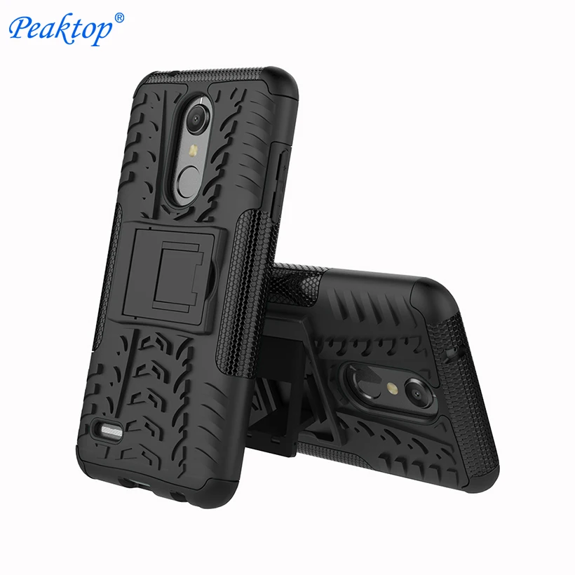 

PC TPU 2 In One Hybrid Case For LG K10 Plus 2018 K10 Power LV7 K8 2017 K9 K4 Cover K8 2018 Case Protective Housing Shell XW