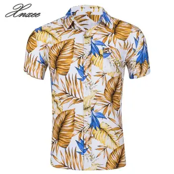 

Summer Bohemian Beach Short Sleeve Men's Print Summer Shirt