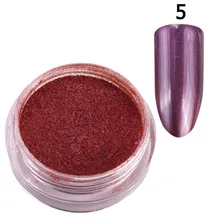 Сексуальная розовая Золотая зеркальная пудра для ногтей блестящая пудра для дизайна ногтей хромированный пигмент пылезащитный Гель-лак для украшения ногтей X#3